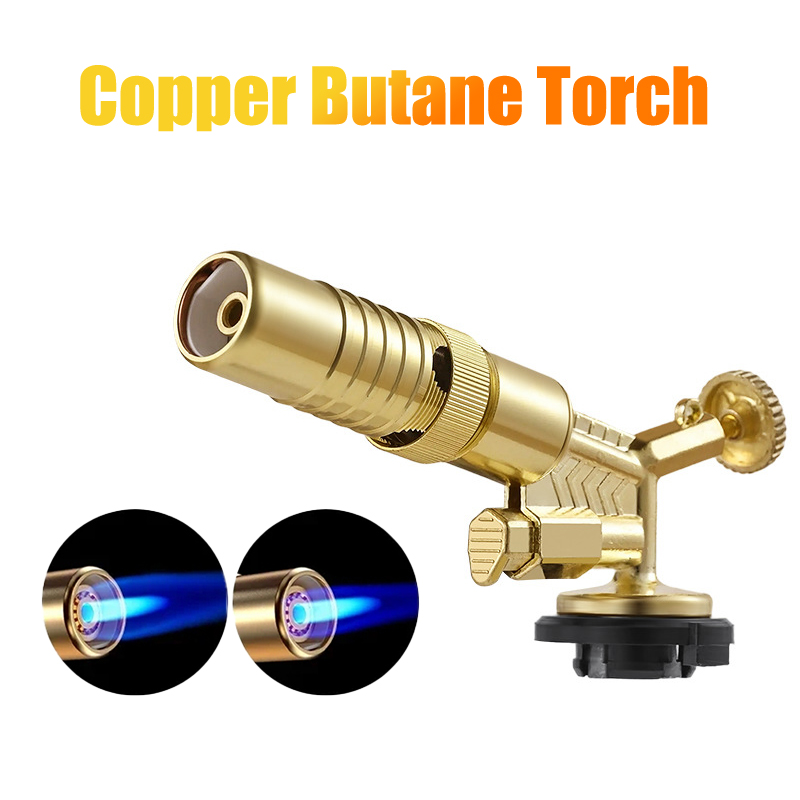 Outdoor Kitchen Power Burner - Tragbarer Schweißgasbrenner Flammendüse Butanbrenner Outdoor-Camping BBQ-Feuerzeug