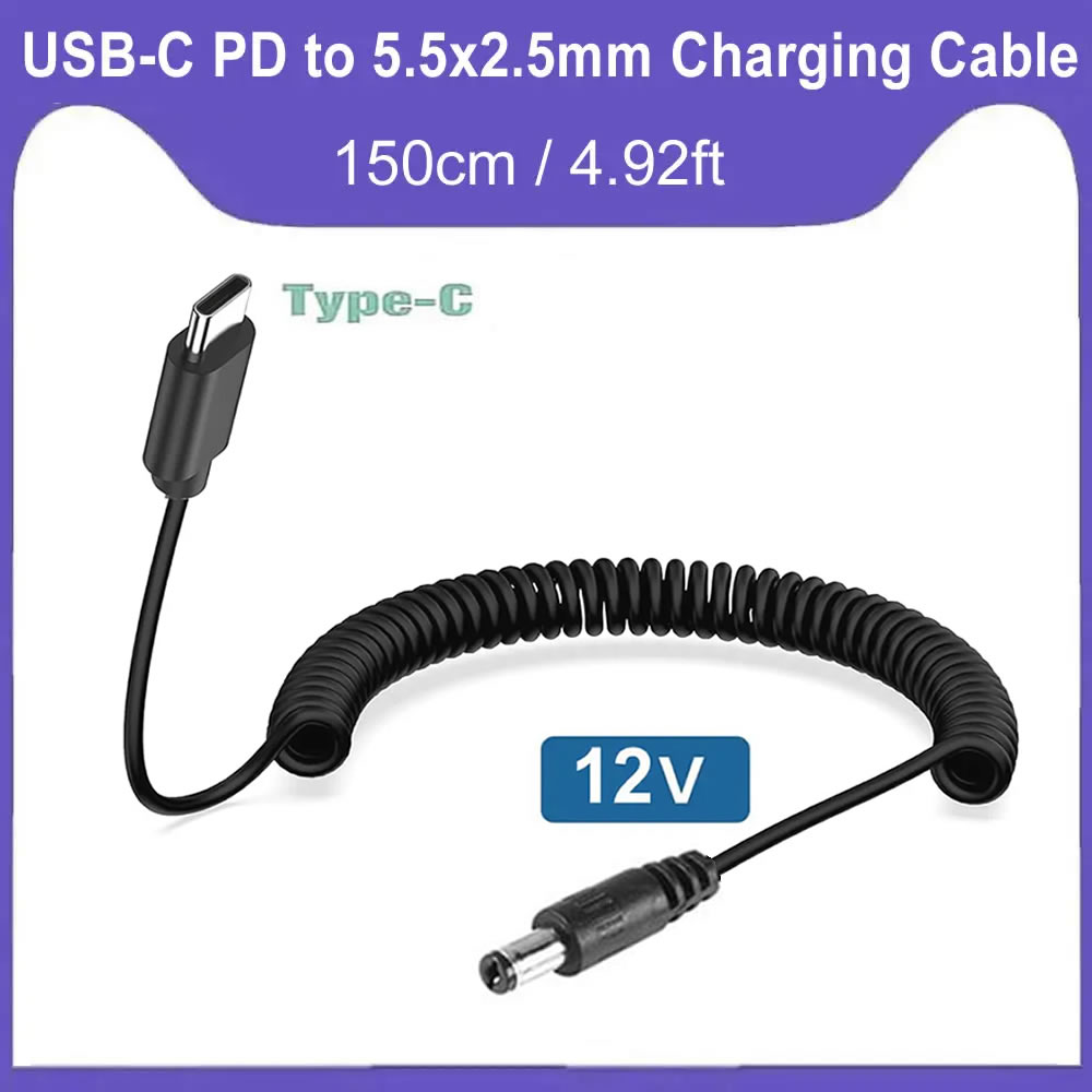 Outdoor Power Supply 12V - USB C auf DC 5,5 mm