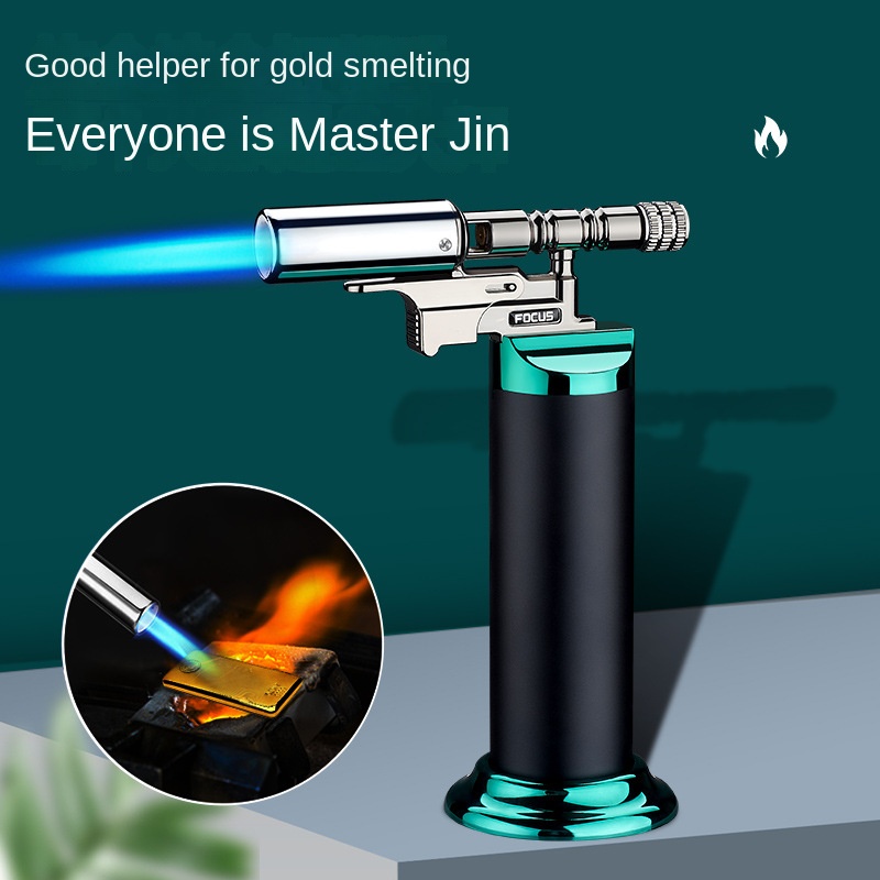 Outdoor Kitchen Power Burner - Leistungsstarke winddichte blaue Flamme, Jet-Fackel, Gasfeuerzeug,