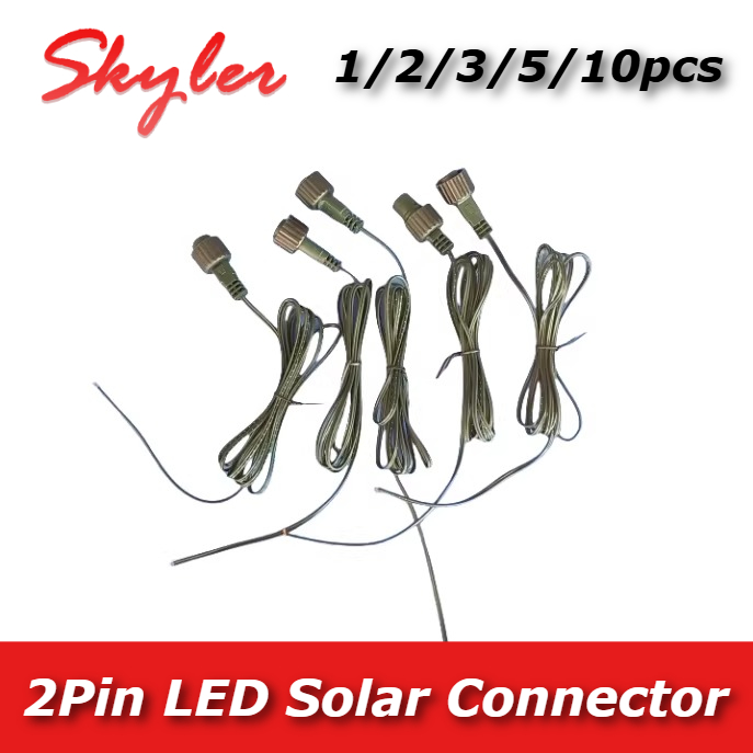 Extension Cord Outdoor - 2-Pin-LED-Verbinder mit 25cm Verbindungskabel für Solar-Lichterketten