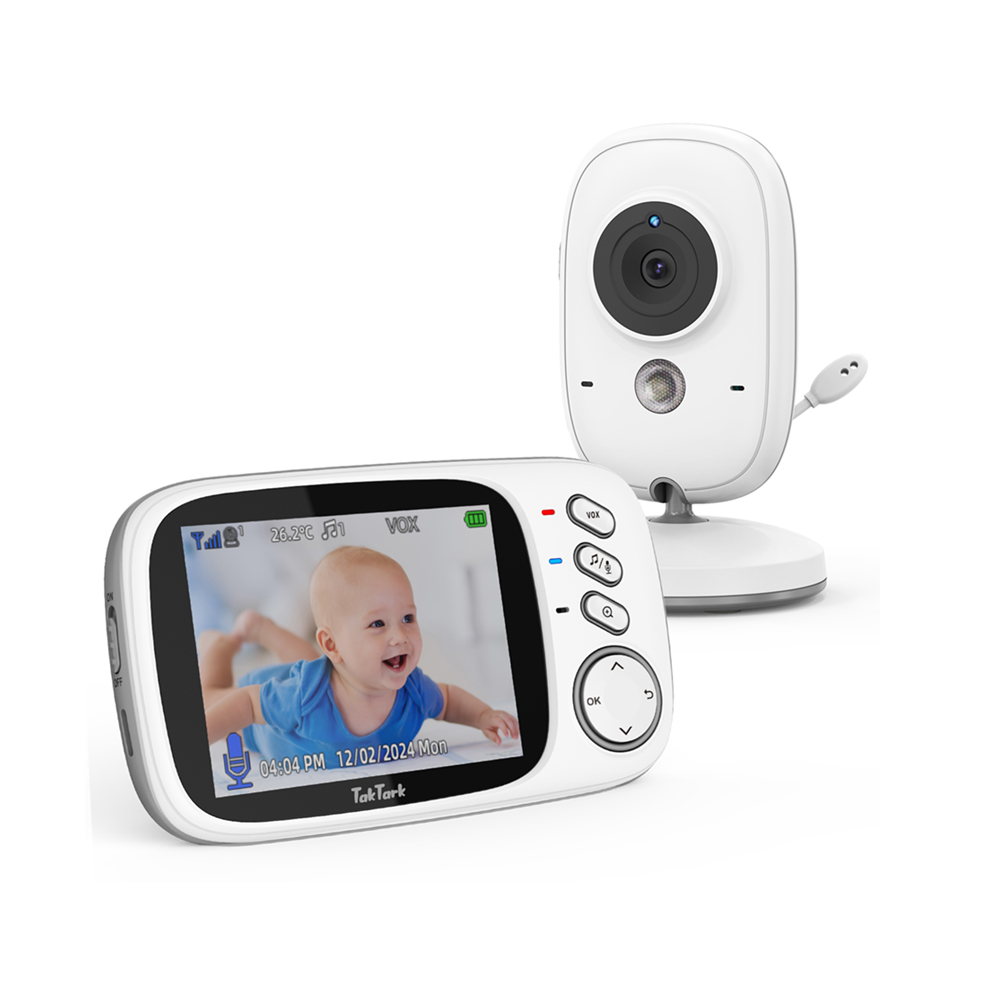 Outdoor Power Line - TakTark 3,2 Zoll Wireless Video Babyphone