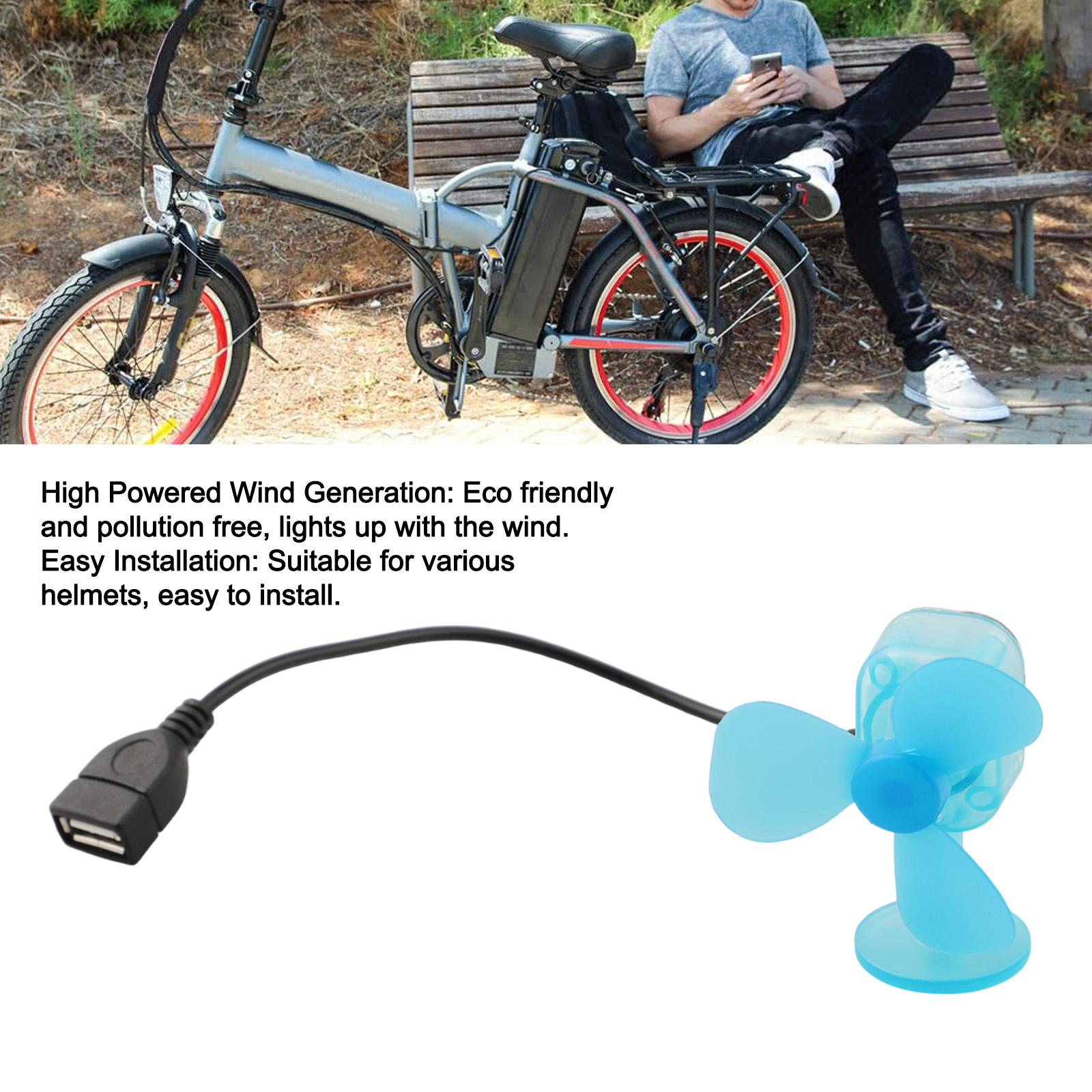 Outdoor Power Products - Tragbarer Mini-Windturbinengenerator 5W USB für Ladegeräte,