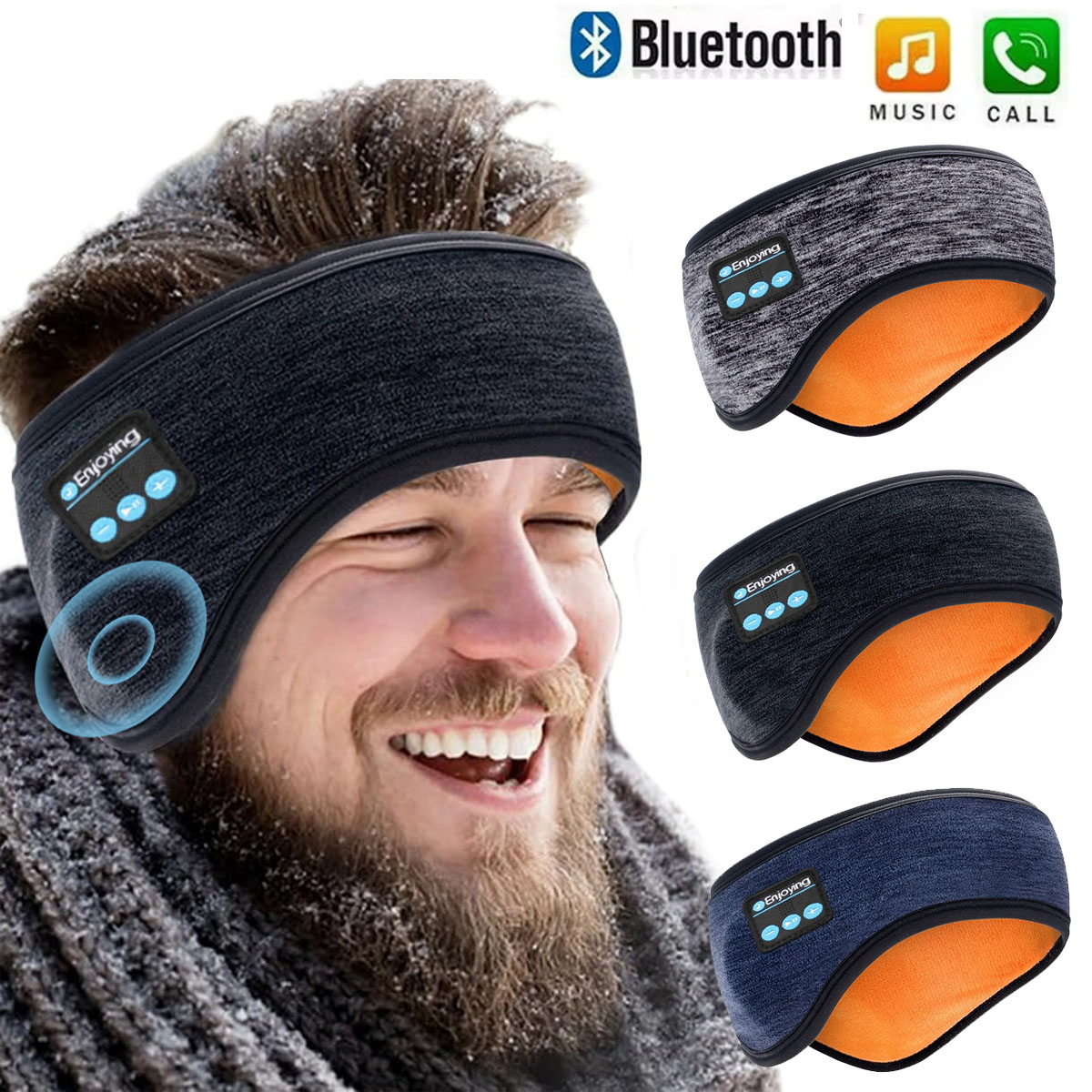 Outdoor Power Socket Cover - Drahtlose Bluetooth Kopfhörer Stirnband Unisex Sport