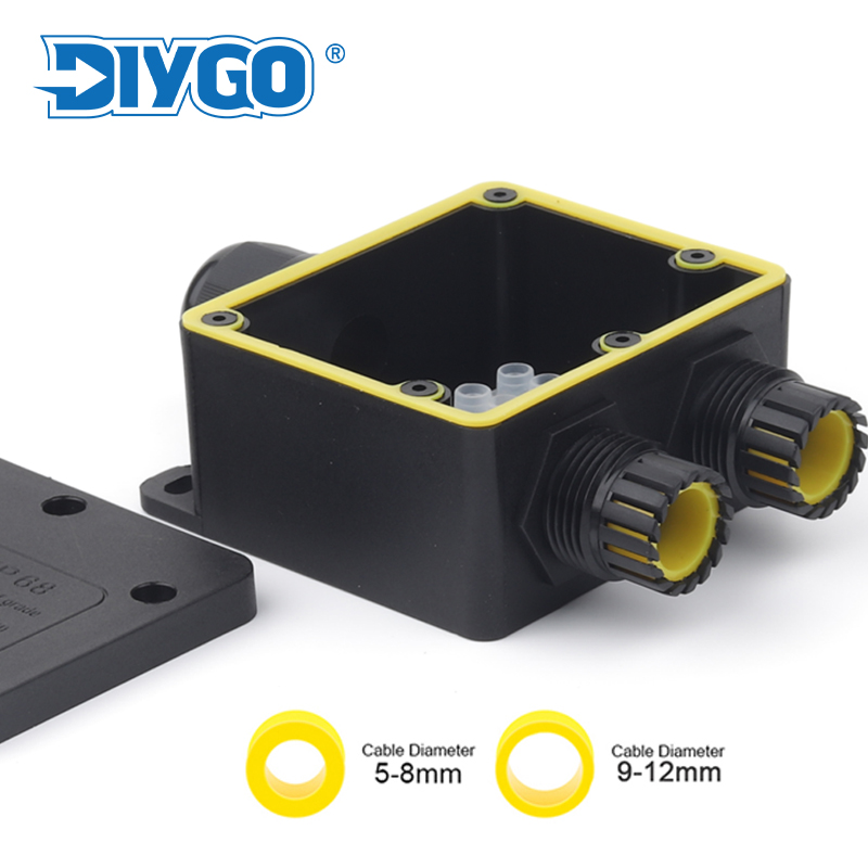 Outdoor Power Distribution Box - IP68 wasserdichte Anschlussdose für den Außenbereich,