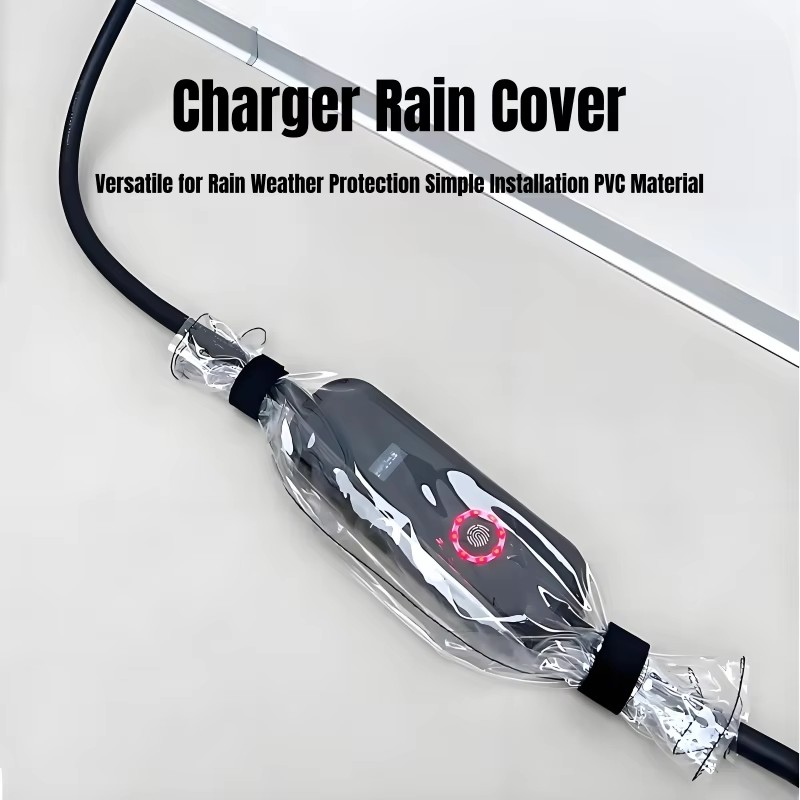 Outdoor Power Socket Cover - MOBIDEA Wasserdichte Elektroauto-Ladegerät-Regenhülle Staubdichte Schutztasche für