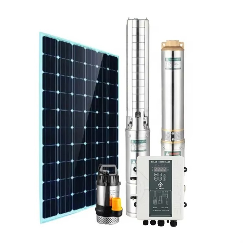Water Pump Submersible - Q3SC3.8-180 DC Solar-Tauchpumpe Solarbetriebene Tiefbrunnenpumpe für