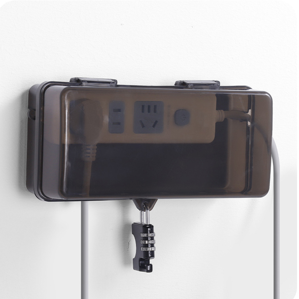 Outdoor Power Socket Cover - Wasserdichte Große Outdoor-Elektrobox Abschließbare Wetterfeste Elektrische