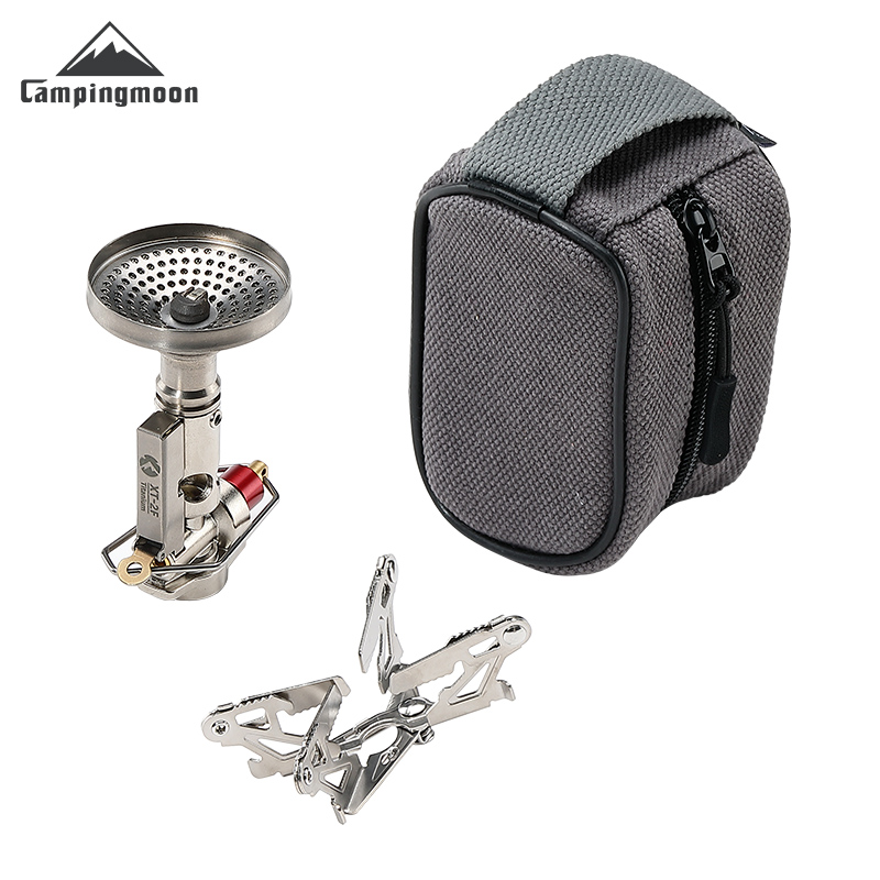 Outdoor Kitchen Power Burner - CAMPINGMOON XT-2F Xuanfeng Titan-Raketenherd Tragbarer Mini-Camping-Gasbrenner