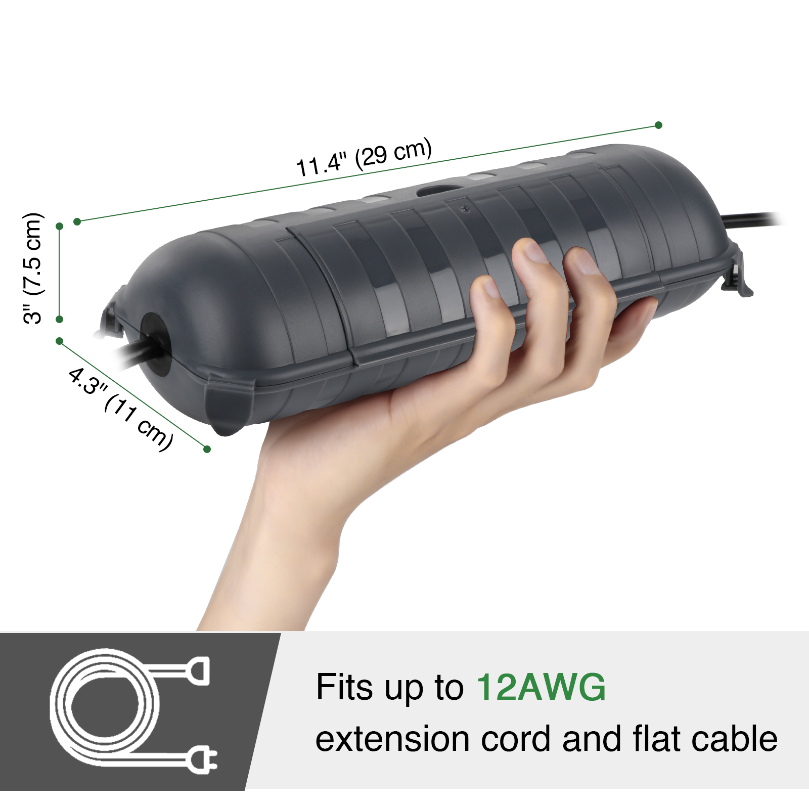 Große Wetterfeste Outdoor-Elek – Outdoor Power Socket Cover Bewertung und Preis