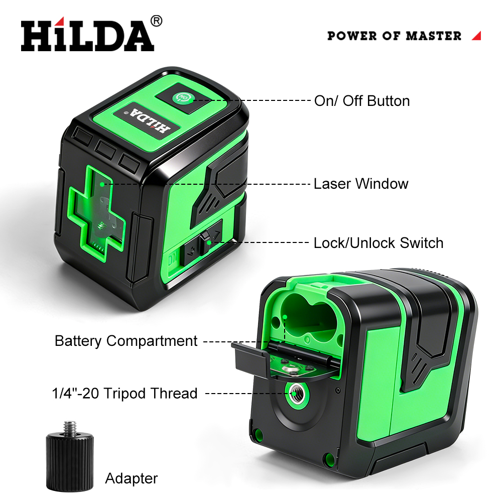 HILDA Laser-Nivelliergerät 2 L – Outdoor Power Line Bewertung und Preis
