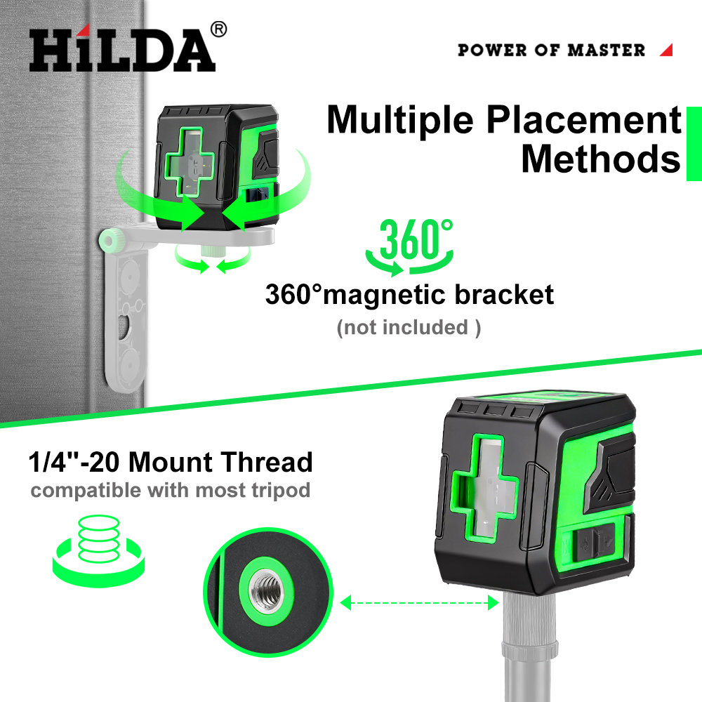 HILDA Laser-Nivelliergerät 2 L – Outdoor Power Line Bewertung und Preis