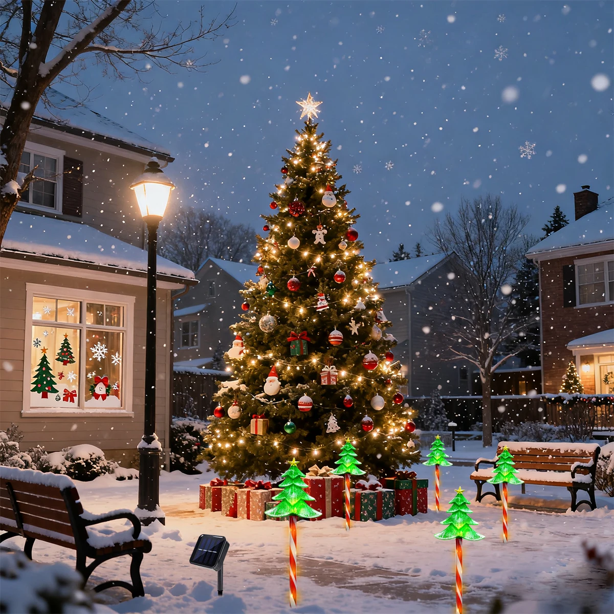 Pop 5 teile/satz LED Weihnacht – Outdoor Power For Xmas Lights Bewertung und Preis