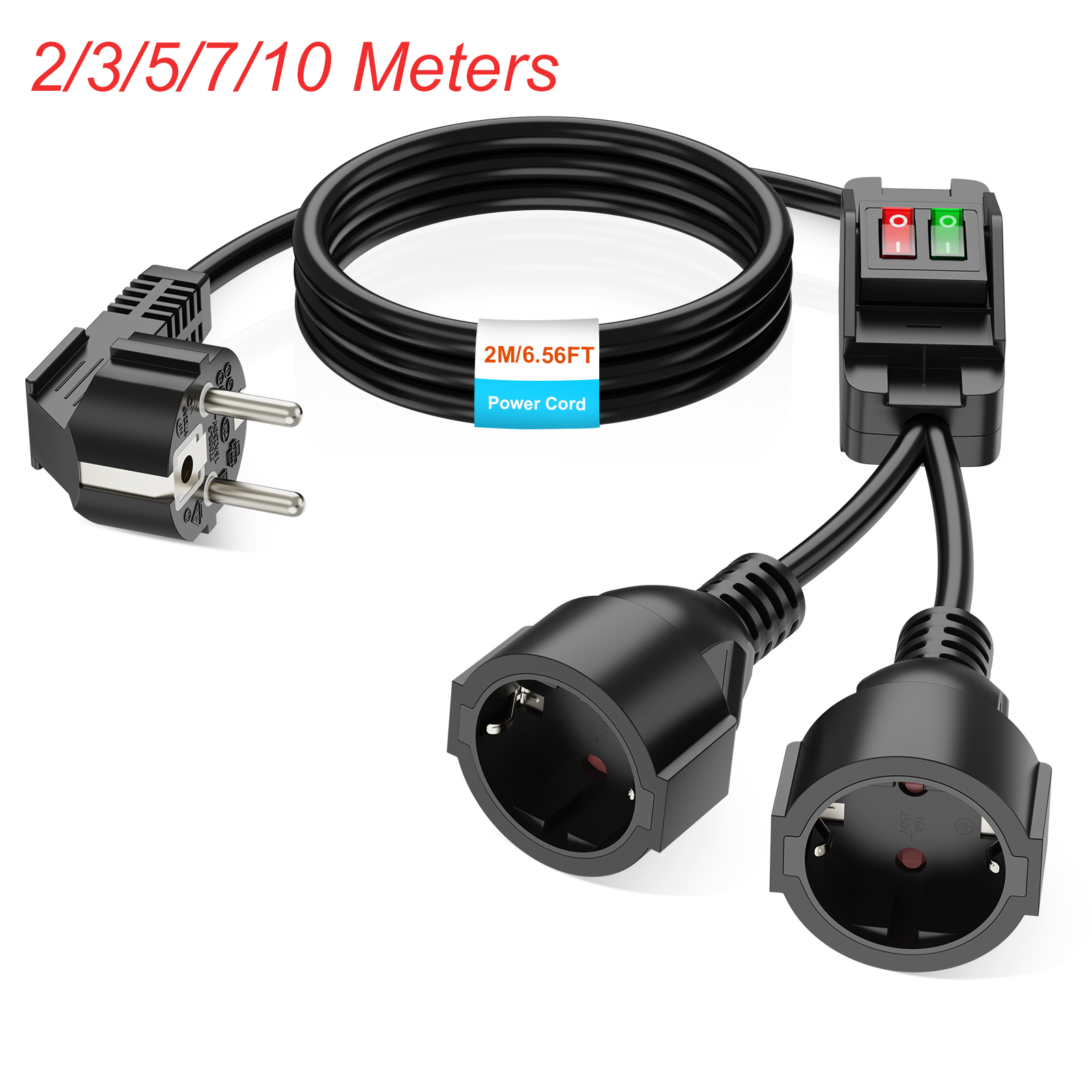EU-Stecker-Verlängerungskabel  – Outdoor Power Extension Cord Bewertung und Preis