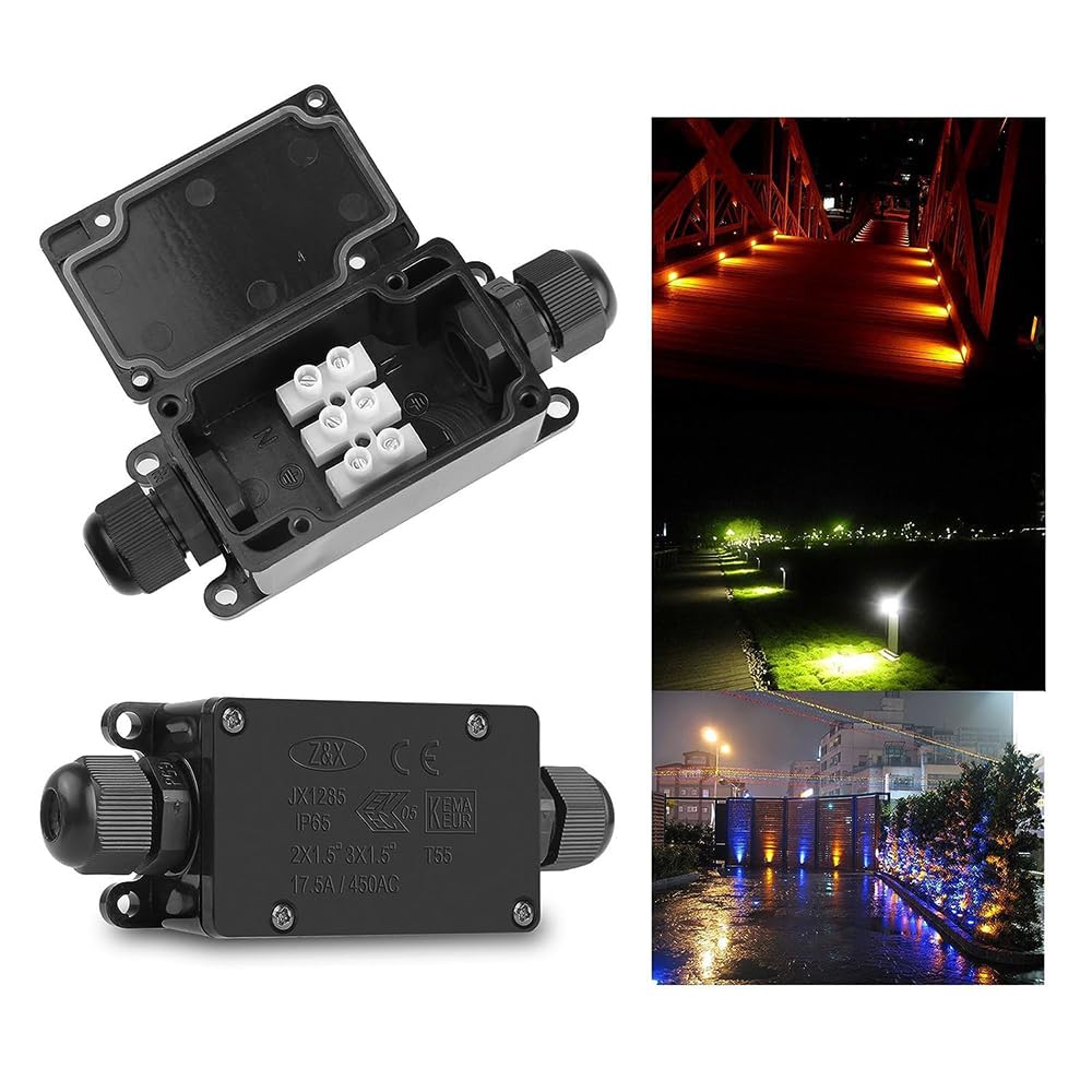 3 stücke 2Way IP65 Wasserdicht – Outdoor Power Line Bewertung und Preis