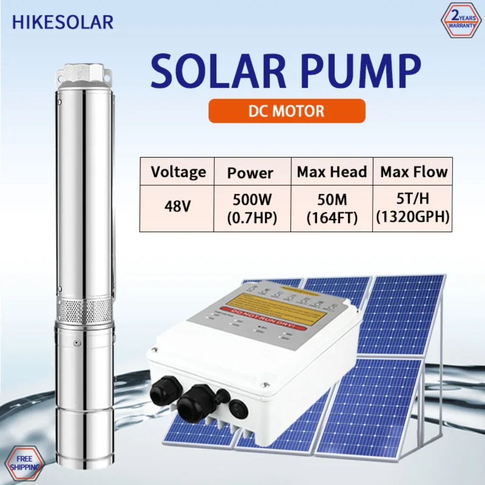 3-Zoll Solar-Tiefbrunnenpumpe  – Water Pump Submersible Bewertung und Preis